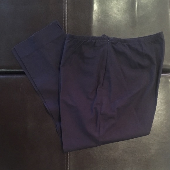 Nic+Zoe navy ankle slacks - Picture 3 of 5